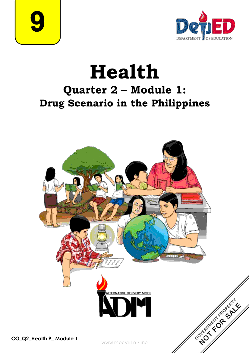 Health 9 Quarter 2 – Module 1: Drug Scenario in the Philippines | Grade