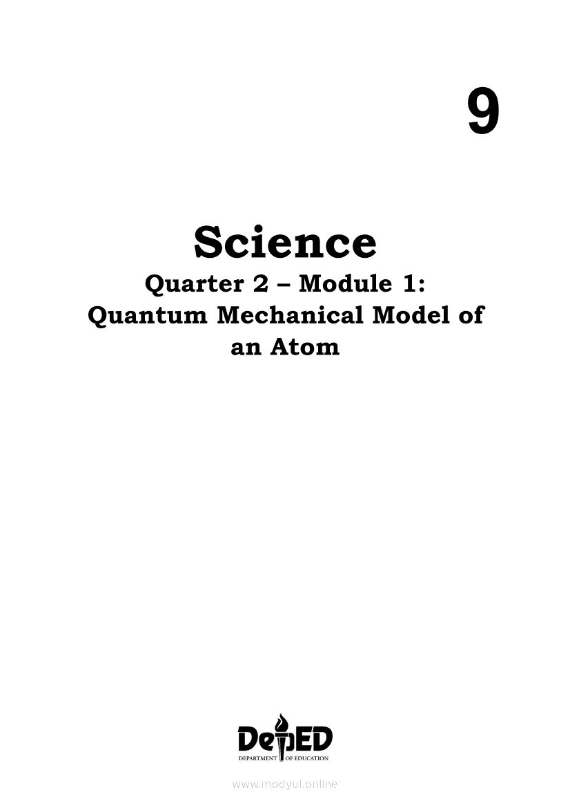 science 9 quarter 4 module - Keski